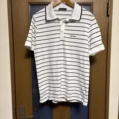 Calvin Klein ポロシャツ ボーダー柄 ホワイトのサムネイル