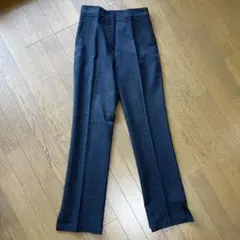 ユナイテッドアローズダークグレー センタープレスパンツMオシャレきれい系