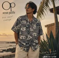 OP Ocean Pacific総柄アロハ90sヴィンテージコットン100% Sのサムネイル