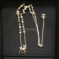 CHANEL 2025年ギフト 鹿モチーフ ネックレス