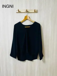 INGNI ブラウス M 黒 長袖 レディース トップス