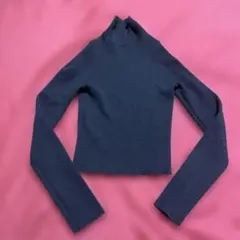 H&M ハイネック　ブラック　XSサイズ