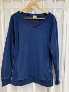 Champion チャンピオン インディゴ リバースウィーブ Vネック スエット