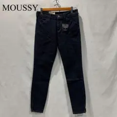 タグ付 未使用品 MOUSSY マウジー デニム スキニー 濃紺 26 Mサイズ