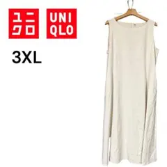 UNIQLO ウルトラストレッチエアリズムワンピース　3XL 新品　ノースリーブ