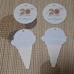 ダッフィーとフレンズ 20周年記念タグ　gelato pique　ジェラートピケ