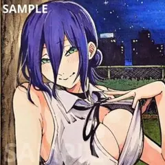 手描き アナログ イラスト 色紙 ファンアート レゼ　コピック