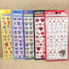 ボンボンドロップシール　ミニ　ディズニー　5種