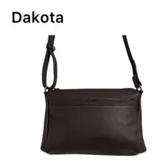 【未使用保管品】　Dakota ダコタ　ショルダーバッグ　ダークブラウン