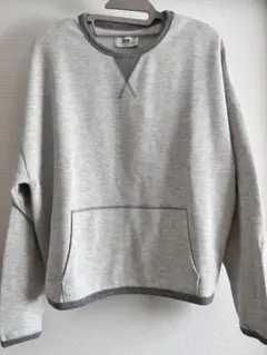 【map. 】ELBOW PATCH THERMAL TRIM PULLOVER
