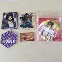 進撃の巨人　ハンジ　アクリルスタンド　缶バッジ