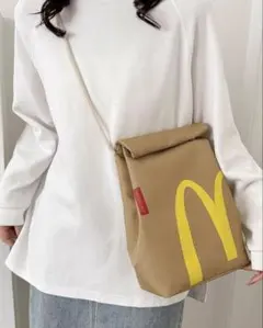 新品　未使用　マック紙袋風ショルダーバッグ