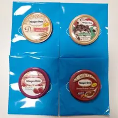 ハーゲンダッツ 缶バッジ 4個