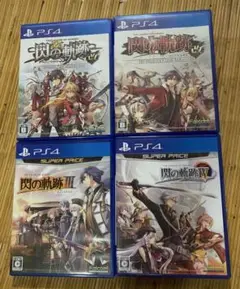 PS4 英雄伝説 閃の軌跡Ⅰ:改、II:改、Ⅲ、Ⅳ 4作品