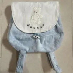 Hotman ベビーリュック パイル地 くま刺繍のサムネイル