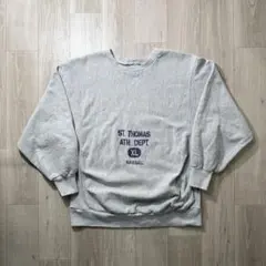 80s イレギュラー4段！リバースウィーブ トリコタグ XL グレー USA製