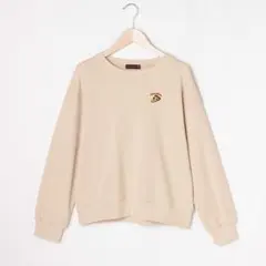 ラブトキ ピザ刺繍 トレーナー