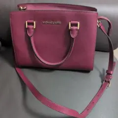 MICHAEL KORS 2way ハンドバッグ ボルドーのサムネイル