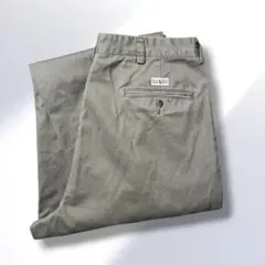 ラルフローレン ポロチノ 2タック ワイドパンツ グレー系 オリーブ W36