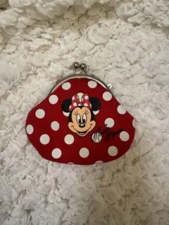 ミニーがま口財布、小物入れ