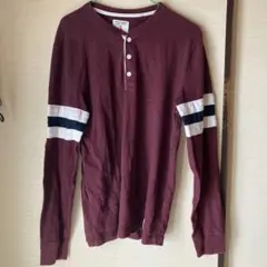 Abercrombie & Fitch ヘンリーネック 長袖カットソー Sのサムネイル