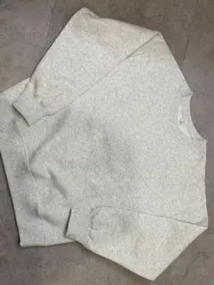 ヘビーウェイトスウェットプルオーバー Mサイズ ライトグレー