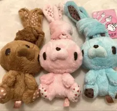 チャックスGP 汎用うさぎ ぬいぐるみ 3体セット 未使用品 希少