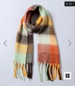 freak's store チェックボリュームマフラー