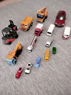 ミニカーセット トラック 乗用車 消防車