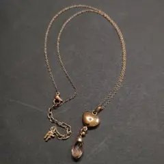 Ωa.52 フォリフォリ　シルバー　18金　ネックレス　ペンダント Ωa.52 フォリフォリ シルバー 18金 ネックレス ペンダント - メルカリ