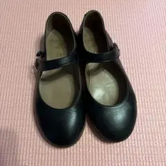 CARAMEL by PEPE ブラック レザー シューズ　サイズ28