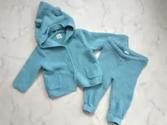 baby gap くま耳　ニットセットアップ　カーディガン　70