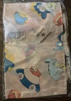 ミスド福袋　ミスド × ポケモン エコバッグ　ピンク