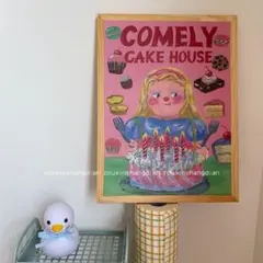 COMELY CAKE HOUSE イラスト