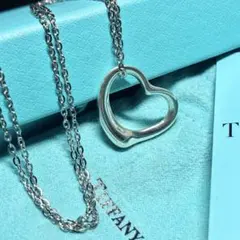 最終値下げ　ティファニー　オープンハート　ネックレス　ペンダント　Tiffany
