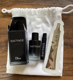 Dior Sauvage 香水 10ml ミニボトル、目元美容液1ml サンプル
