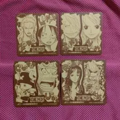 ◆ジャンプフェア2007　非売品コースター　ONE PIECE ワンピース　4種