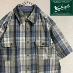 Woolrich ウールリッチ 00s チェック 半袖シャツのサムネイル