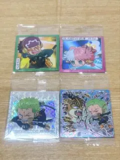 4枚セット ワンピース 大海賊 シールウエハース LOG.13