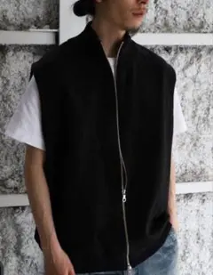 walenode ex. Organic hemp high neck vest