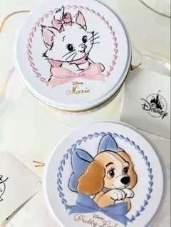 美品　ディズニー マリー マリーちゃん　缶