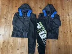 ロット中綿ジャケット140cm2着、ロングパンツ3点セット