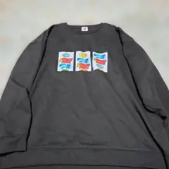 ブラック 5L カラフルプリント スウェット