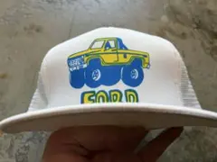 超激レアプリントデッドストックFORDフォード企業系トラッカーキャップ