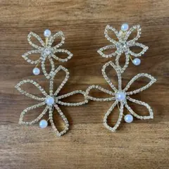 エリザベスバウアー風イヤリング（ゴールド）