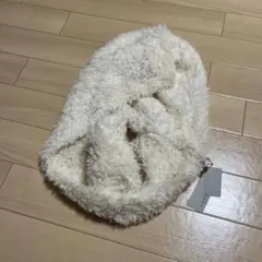 ローリーズファーム　ホワイト フリース ネックウォーマー