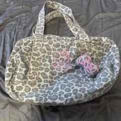 ハローキティ ヒョウ柄 ハンドバッグ アベイル