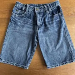 キッズ　デニム　ハーフパンツ　150㎝