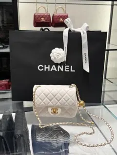 【新品・入手困難】CHANEL♡ミニマトラッセ♡パールクラッシュ CHANEL シャネル ショルダーバッグ ミニマトラッセ 20 パール