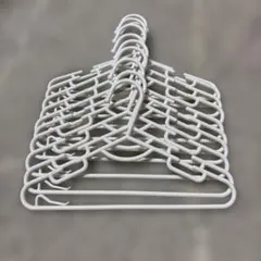 ベビー用ハンガー １０本セット ホワイト